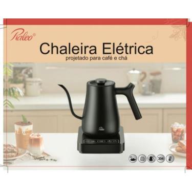 Imagem de Chaleira Elétrica Bico De Ganso Raleo Decorada Fino 220v