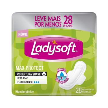 Imagem de Absorvente Ladysoft Normal Suave com Abas 28un
