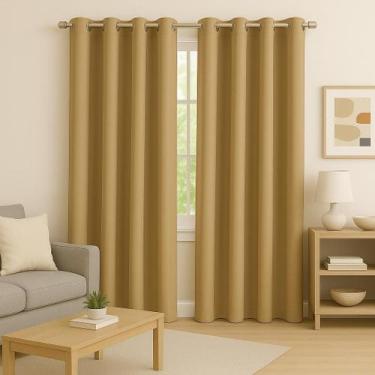 Imagem de Cortina 3,00 x 1,70m Tecido Oxford Grosso Para Quarto, Sala e Escritór