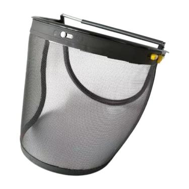 Imagem de Esquirla Protetor facial para motosserra, chapéu protetor leve para proteção facial florestal, profissional para paisagismo, capina, jardinagem e extração de, Suporte