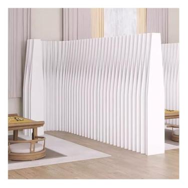 Imagem de Biombos e Divisórias Divisória De Ambiente Flexível, Dobrável, À Prova D'água, Com Tela De Privacidade, Divisória De Parede Portátil, Divisórias Internas Para Escritório E Casa Para Separação De Ambie