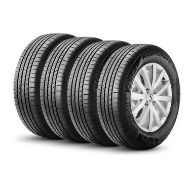 Imagem de Kit 4 Pneus 195 55R15 Continental PowerContact 2 85H Aro 15