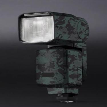 Imagem de HVL-F60RM2 II Anti-riscos Câmera Flash Adesivo Revestimento Película de Vinil para Sony HVL-F60RM2 II Revestimento Protetor Decalque Skin (Knight Green)