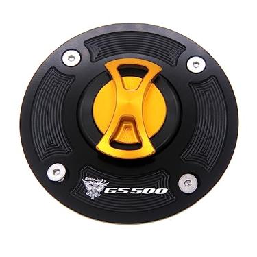 Imagem de Riderjacky Tampa do tanque de combustível de motocicleta sem chave para Suzuki GS500 RGV250 VJ22 (todos os anos) GS 500