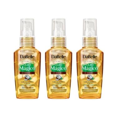 Imagem de Oleo Capilar Dabelle 45Ml Magico Coco - Kit Com 3Un