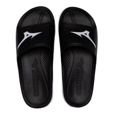 Imagem de Chinelo Slide Masculino Mizuno Enerzy Preto/branco, Preto, Branco, 43/