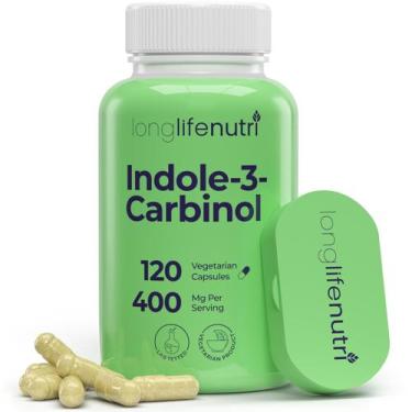 Imagem de Suplemento LongLifeNutri Indole-3-Carbinol 400 mg 120 cápsulas