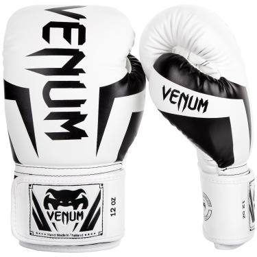 Imagem de Venum Luvas de boxe Elite - Branco/Preto