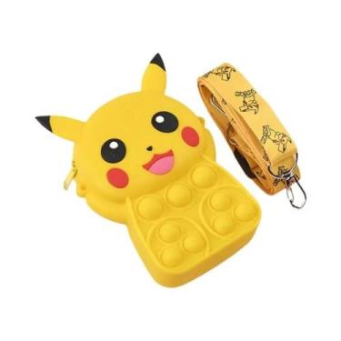 Imagem de Bolsa De Silicone Infantil Pokémon Pikachu, Bolsa Adorável Da Moda, Pe