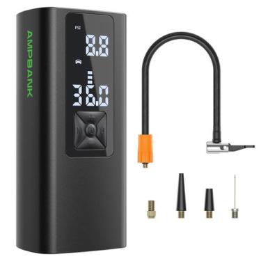 Imagem de Compressor de ar portátil com inflador de pneus AMPBANK AT003 150PSI