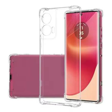 Imagem de Capa Capinha Case TPU Transparente Compatível Motorola Moto G24 Anti Impacto Alta Proteção Premium
