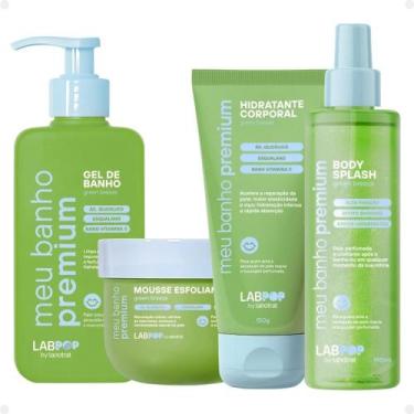 Imagem de Kit LabPop by Labotrat Green Breeze: Gel de Banho, Mousse Esfoliante, 
