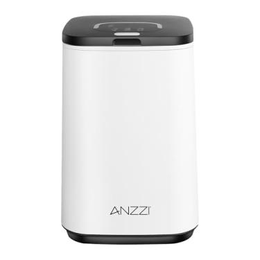 Imagem de ANZZI Aquecedor de toalha balde de luxo 23L – grande capacidade, visor de LED, temporizador ajustável, tampa flip-top, seguro para crianças, desligamento automático | TW-AZ028WHB