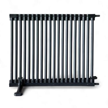 Imagem de Cercado Pet Modular em PVC para Jardim ou Piscina Módulos de 71cm com 5cm de Espaçamento Segurança para Cães e Gatos Uso Externo Fácil Montagem (Preto, 60cm | Altura)