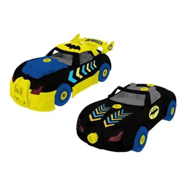 Imagem de Carrinho de brinquedo Batwheels 2 em 1 Turbo Tools Bugatti DC Multikids - BR2158 MULTIKIDS