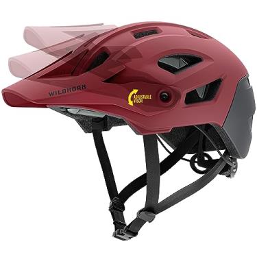 Imagem de Capacete Wildhorn Corvair Mountain Bike para homens e mulheres com ventilação máxima, sistema de ajuste FTA e viseira ajustável. Capacetes de bicicleta para adultos de tamanho ajustável para mulheres