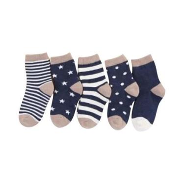Imagem de Meias Curtas De Desenho Animado Para Meninos E Meninas, 5 Pares, Prima