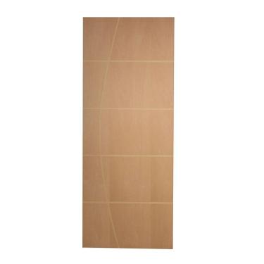 Imagem de Porta De Giro Frisada P- Verniz 210x80 F01 Caixilho De Porta Medida 12