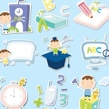 Imagem de Papel de Parede Adesivo Infantil Escola - 013 - Multimpressão