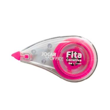 Imagem de Fita Corretiva 5mmx6m Jocar Office - Leonora, Rosa