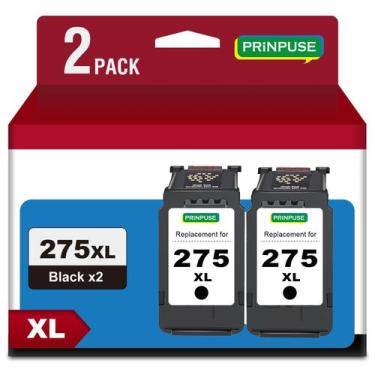 Imagem de Cartuchos de tinta PRINPUSE 275XL pretos (2) para Canon PIXMA