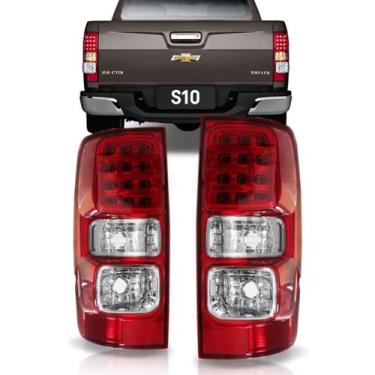 Imagem de Lanterna Chevrolet S10 2012 2013 Modelo Ltz com Led - SP ACESSÓRIOS, D