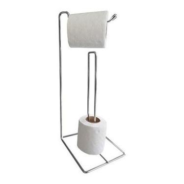 Imagem de Papeleira Quadrada De Chão Piso Com Reserva Jomer 5105