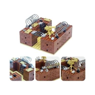 Imagem de Conjunto De Blocos De Construção De Base Militar Para Meninos, Tijolos