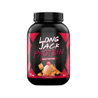Imagem de Whey Long Jack Protein 900g Suplemento em Pó, Doce de Leite