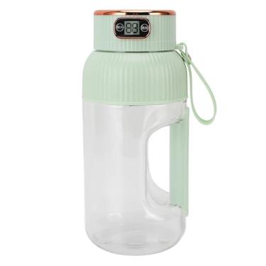 Imagem de aqxreight Portátil Juicer Cup Mini Blender 1200ml 150W para Sucos Milkshakes Milkshakes Com Prevenção de Sobrecarga Projeto Destacável (GREEN)