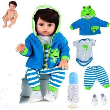 Imagem de Bebê Reborn Menino Corpo De Silicone - New Happy