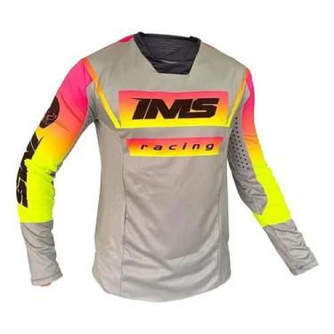 Imagem de Camisa Ims Sprint Slim, CINZA/ROSA, GG