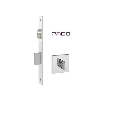 Imagem de Fechadura Rolete Porta Banheiro Wc Pivotante Pado Inox