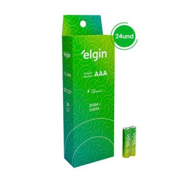 Imagem de Pilha Alcalina AAA Palito - Tubo com 24 Unidades - Elgin