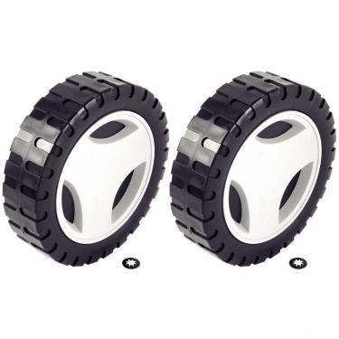 Imagem de Roda Maior ø 170 Mm E Calota Plástica Tramontina (2 Un.) Para Cortador De Grama Ce35p Tramontina