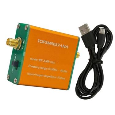 Imagem de FVDPWYE Amplificador de Baixo Ruído, Amplificador de RF, Tensão de Entrada 5 V, 70 MA, 0,1 MHz a 6 GHz, Pré-amplificador de Potência de Banda