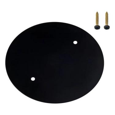 Imagem de 2X Tampa Cega Rente Espelho Redondo 14Cm Caixa Luz De Teto