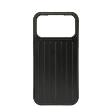 Imagem de Capa de luxo para iPhone 16 Pro Max, 15pro, 14, 13 e 12, capa protetora à prova de choque com embalagem de caixa de presente (para iPhone 16 Pro Max/preto 2)