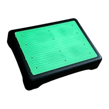 Imagem de Ｂｅｓｇａ Banco de degrau ajustável para adultos, crianças e idosos, apoio para os pés portátil com apoio para as escadas, plataforma ampla que brilha no escuro