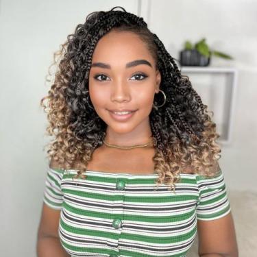 Imagem de Crochet Hair Yewell Goddess Box Braids 12 polegadas, 9 pacotes para mu