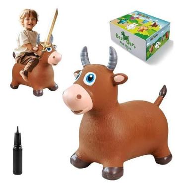 Imagem de Bouncy Bull Hopping Horse HotMax para crianças de 2 a 4 anos