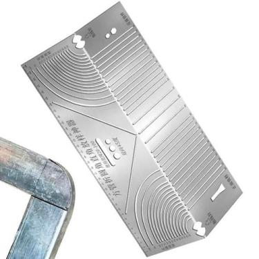 Imagem de Régua Ferramenta de Marcação de Ângulos Arredondados 23,5 cm. F-591 Sa