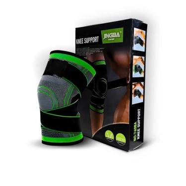 Imagem de Joelheira Compressão Esporte Academia Corrida - MIWILL