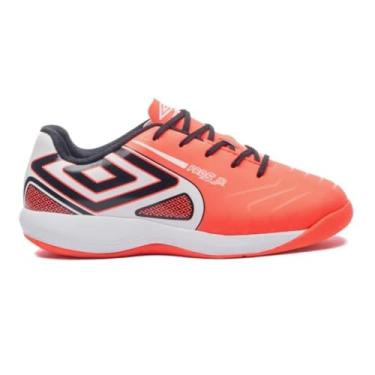 Imagem de Chuteira Umbro Pro 5 Jr Futsal - Coral/branco - 28