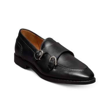 Imagem de Allen Edmonds Mocassim masculino Randolph Monk-Strap, Couro preto, 45