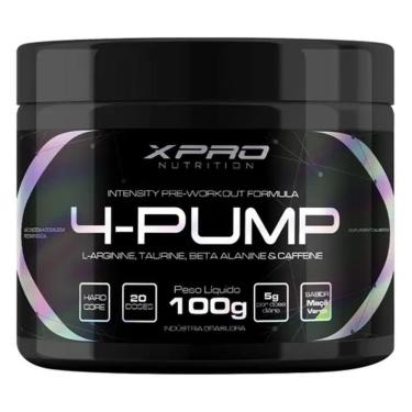 Imagem de 4-Pump Pré Workout Treino 100G Xpro Sabor:Maçã Verde