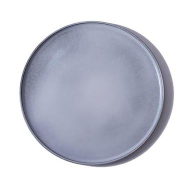 Imagem de URGDWEKJY Bandeja de jantar prato de bife criativo prato de comida ocidental prato de vegetais doméstico prato grande prato redondo prato de massa prato de jantar