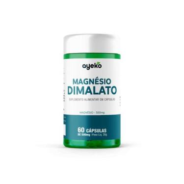 Imagem de Magnésio Dimalato Suporte Muscular 60 Cápsulas  Ayeko