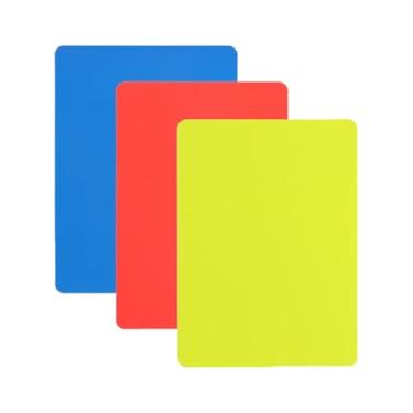 Imagem de Aymzbd Cartões de Penalidade para Árbitro, Cartões de Árbitro de Futebol, Leves, para Competições Esportivas, PVC, Versáteis, Amarelos, Acessórios para Árbit