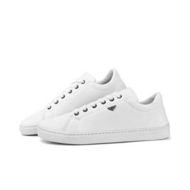 Imagem de Tênis Masculino Confortável Sapatenis Cores - Rawebe, 41, Branco